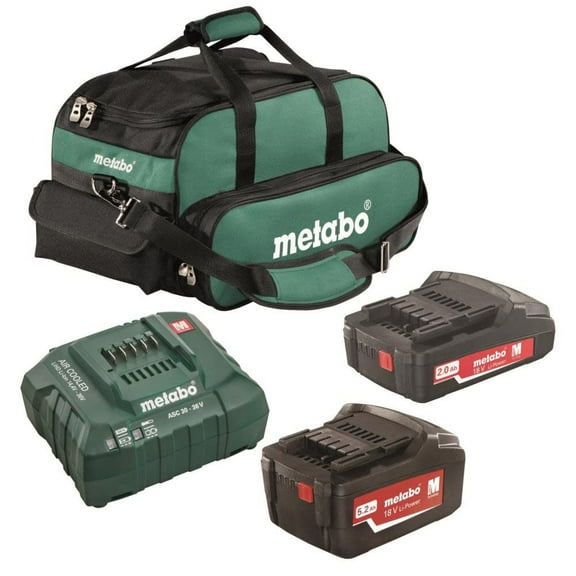 Metabo 2.0Ah 5.2Ah Li-Ion Ultra-M Battery Starter Kit