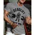 thumbnail image 2 of Gymish Deadlift Heck Yes Workout Shirt for Men – Funny Gym T-Shirt, Men’s Lifting Tee, Athletic Workout Shirt, Gym Clothes for Men, 2 of 5