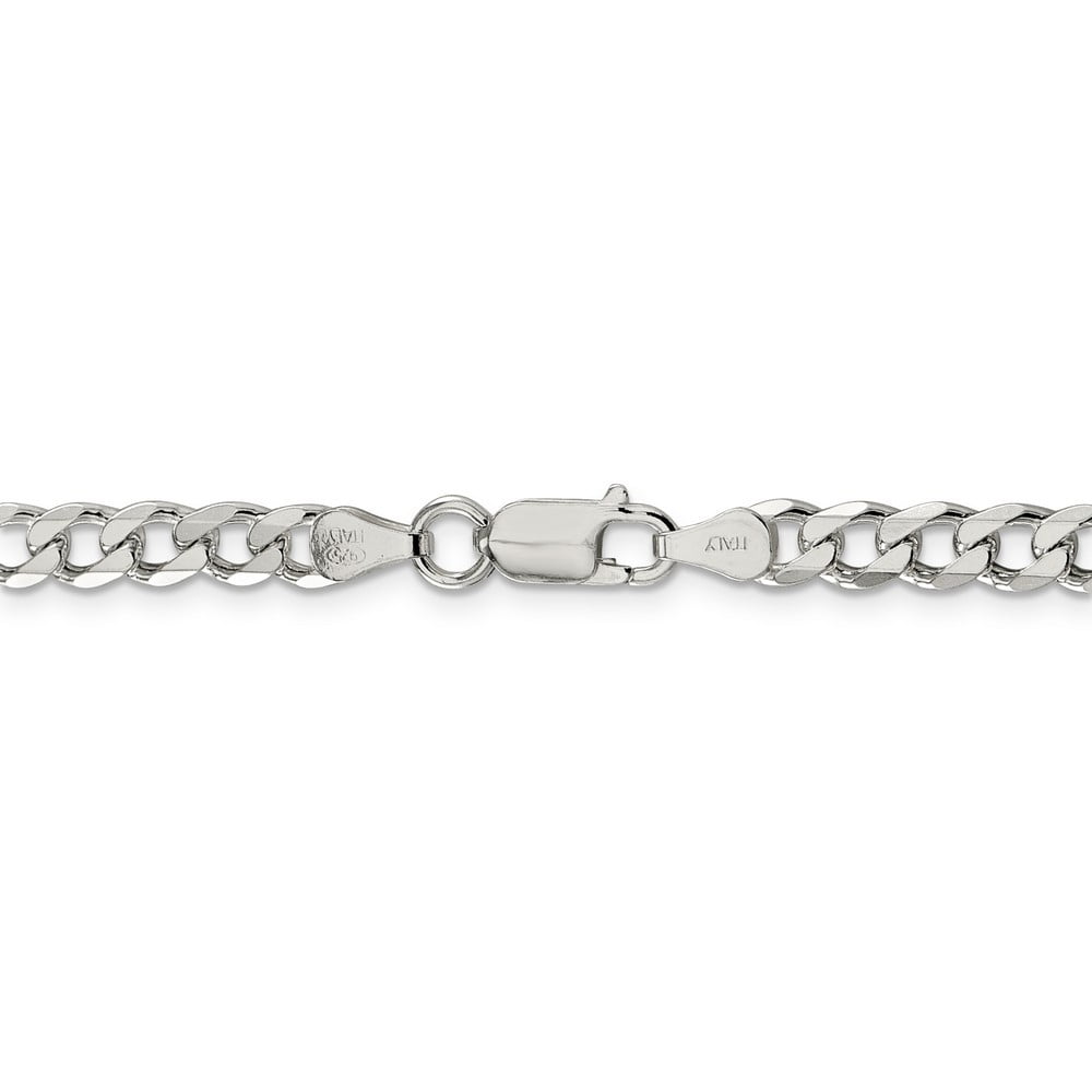 Jewelry Stores Network - 28 Inch Sterling Silver 6 mm Curb Chain