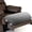 Grey, variant on Wesiti Recliner Foot Pillow Cushion High Resilience Sherpa Memory Foam Bolster Sleeping Rest Multipurpose Half Roll Leg Pillow Suitable for Bed Chair Sofa Headrest Back Lumbar Leg Support(Chocolate)
