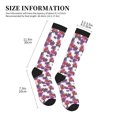 thumbnail image 4 of Sikiie Peonies 1 Pairs Compression Socks for Men and Women 15-20 mmHg Running Support Socks, 4 of 7