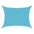 thumbnail image 1 of Rectangular Sunshade Sail Waterproof UV-proof Shade Cloth for Balcony Garden Swimming Pool, 1 of 9