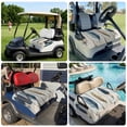 thumbnail image 6 of Golf Cart Seat Covers for 2 Seater,Farmhouse Feather Microfiber Cart Seat Towel Blanket,Watercolor Vintage Wooden Grain Absorbent Breathable Non Slip Bench Seats Protector for Golf Course 51"x31", 6 of 9