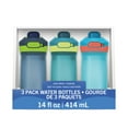 thumbnail image 2 of Contigo Kids Jessie Water Bottle with AUTOPOP Lid, Blueberry/Juniper/Blue Raspberry, 14 oz (414 ml), 3 Pack, 2 of 7