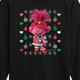thumbnail image 3 of Trolls - Poppy Sweater Pattern - Toddler & Youth Long Sleeve Graphic T-Shirt, 3 of 5