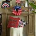 thumbnail image 2 of 4th of July Decorations Pillow Covers 18 x 18 Set of 4 Polka Dots Stars and Stripes Heart Truck Throw Pillow Covers Patriotic Pillows Independence Memorial Day Decor Cushion Case, 2 of 5