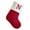 N, variant on Zmeidao Monogram Christmas Stocking, Small Embroidered Letter Red White Christmas Stocking for Family Holiday Decorations and Xmas Tree Fireplace 7in, A