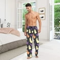 thumbnail image 6 of FORMRS Mens Pajama Pants with Pockets Sleepwear Lounge Bottoms Sizes S-2XL, Purple Halloween Ghosts, 6 of 7