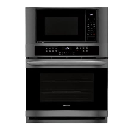Frigidaire FGMC3066UD Gallery Series 30 Inch Electric Double Wall Oven/Microwave Combo Black Stainless