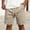 Khaki, variant on YLSDY Men's Summer Solid Printed Fashion Shorts, Drawstring Waist Pocket Design, Lightweight Casual Shorts for Men Khaki XXXL