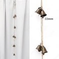 thumbnail image 6 of Christmas sale! Vintage Bell Hanging String of 9 Bells Christmas Jingle Bells Wall Hanging Handicrafts Bells Indian Style Bells Metal Vintage Hanging Bells for Home Office Wall Door Decorations, 6 of 6