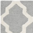 thumbnail image 2 of SAFAVIEH Cambridge Carrissa Geometric Wool Area Rug, Silver/Ivory, 2' x 3'4", 2 of 4