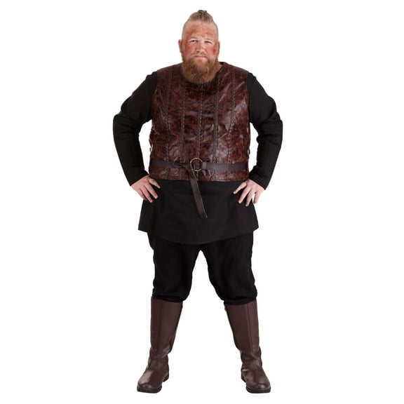 Men's Plus Vikings Bjorn Ironside Costume