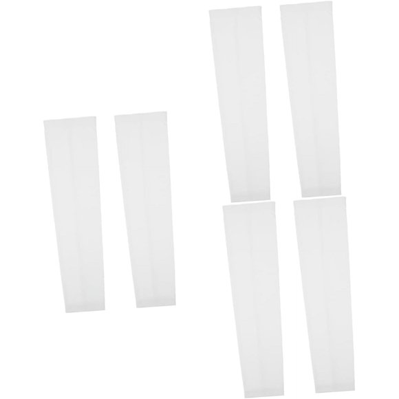 HUGFEGWE 4 Pairs Solid Color Breathable Armbands Cooling Sun Sleeves Fingerless Mittens Solar Sleeves Mens Glives CJB91-81990