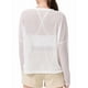 thumbnail image 3 of Blusa de Entrenamiento Holgada de Larga con Transparente para Mujer, Cuello Redondo y Mangas Largas L, 3 of 8