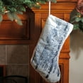thumbnail image 2 of Northlight 18" White and Black Serene Woodland During Snowfall Christmas Stocking, 2 of 4
