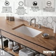 thumbnail image 2 of Karran Usa Kbf466 Tryst 1.2 GPM Widespread Bathroom Faucet - Chrome, 2 of 7