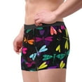 thumbnail image 4 of Junzan Colorful Dragonflies Mens Underwear Boxer Briefs For Men’s - Medium, 4 of 9