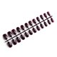 thumbnail image 1 of Vogacara 24 piezas de uñas postizas de ataúd resistentes a los arañazos de bailarina corta coloridas uñas acrílicas artificiales de color sólido DIY Juegos de manicura 22 uva morada Vogacara CE011412-22, 1 of 4