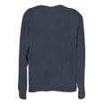 thumbnail image 2 of Junior's Nintendo Mario Boo Ghost Cowl Neck Sweatshirt Navy Blue 4X Large, 2 of 3