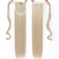 thumbnail image 2 of SEGO One Piece Ponytail Hair Extensions Clip in Wrap Around on Pony Tail Thick Real Natural Synthetic Fibre Ponytail Hairstyle Hairpiece for Women, 2 of 9