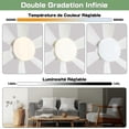 thumbnail image 2 of 52cm Quiet Ceiling Fan with Light and Remote Control, 40W Ceiling Fan Lamp with E27 Socket, Living Room, 3 Speeds, 6 Blades, 2 of 5