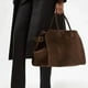 thumbnail image 2 of High Street Vintage Margaux15 Handheld One Shoulder Tote Bags Casual Y2k Cowhide High-Capacity Commuter Bag Suede Lcu Soft My Lux Decor Round, 2 of 14