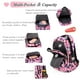 thumbnail image 4 of Set de mochila y bolsa de almuerzo con estampado geométrico Bansusu para niños, 4 of 7