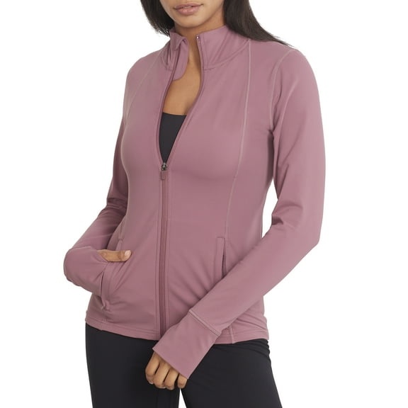 Body Up Womens Studio Soft Full Zip Studio Jacket Style-AW30456