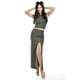 thumbnail image 5 of Falda midi con abertura Roman Fashion /Juvenil, 2424 (Verde militar) verde oscuro CH, 5 of 5
