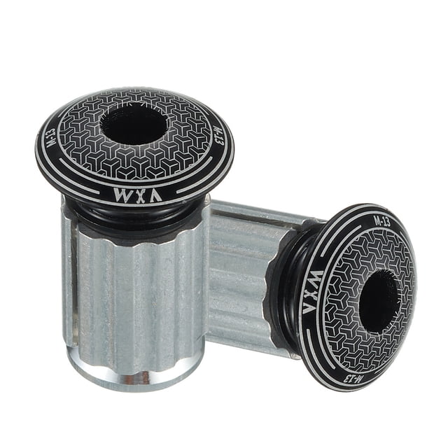 2 uds. Tapón de extremo de manillar de bicicleta de aluminio para empuñaduras de barra de manillar de bicicleta de montaña MTB