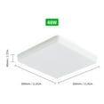 thumbnail image 3 of Yeacher LEDs Ceiling Light Flush Mounting 48W Ceiling Lamp for Kitchen Bedroom Hallway (2800-3200K Warm Light), 3 of 8