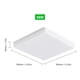 thumbnail image 2 of Luz colgante Irfora Lámpara de techo cuadrada de 48W de montaje empotrado con LED para pasillo de dormitorio de cocina Irfora Luz colgante, 2 of 5