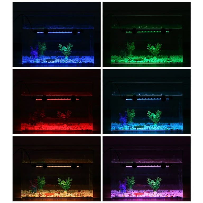 Acquari Illuminazione Cambia Colore LED Acquario Impermeabile Luce Rotonda  Fish Tank Bubbler Decor Lamp Pool Luci A Led 230628 Da 13,16 €