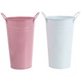 thumbnail image 1 of 2pcs Style Moderne Fleur Godets Maison Décoratif Coloré Récipient de Fleur de Fer, 1 of 7