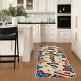 thumbnail image 6 of dajkiuy 4th of July Kitchen Mats，Patriotic Kitchen Mats Sets of 2，Memorial Day Home Decor Kitchen Rugs for Floor，Slip Door Rugs for Independence Day Home Bathroom Entrance（16x24in and 16x47in）, 6 of 6