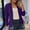 Purple, variant on ZZwxWA 2025 Fall Blazers for Women Suit Jackets Dressy Business Casual Outfits Open Front Dressy Work Office Jackets Blazer