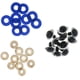 thumbnail image 5 of 10 piezas de plástico redondo de seguridad con purpurina no tejido + arandelas para oso de peluche suave Azul oscuro, 5 of 9