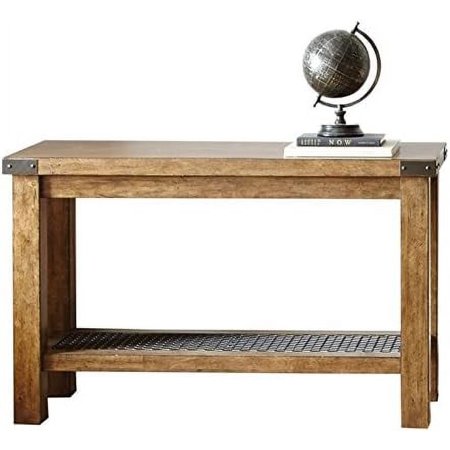 Hailee Console Table in Distressed Oak