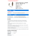thumbnail image 2 of Upstream Oxygen Sensor - Compatible with 1981 - 1983 Ford F-100 1982, 2 of 2