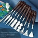 thumbnail image 4 of 9PCS Professional Stainless Steel Palette Scraper Set Spatula Palette Knife Painting Mixing Scraper Set, 4 of 5