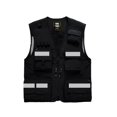 thumbnail image 3 of Chaleco reflectante de verano, ropa de trabajo de seguridad, uniforme de equipo de rescate con logotipo impreso, camiseta sin mangas informal aplicable a escenas, 3 of 5