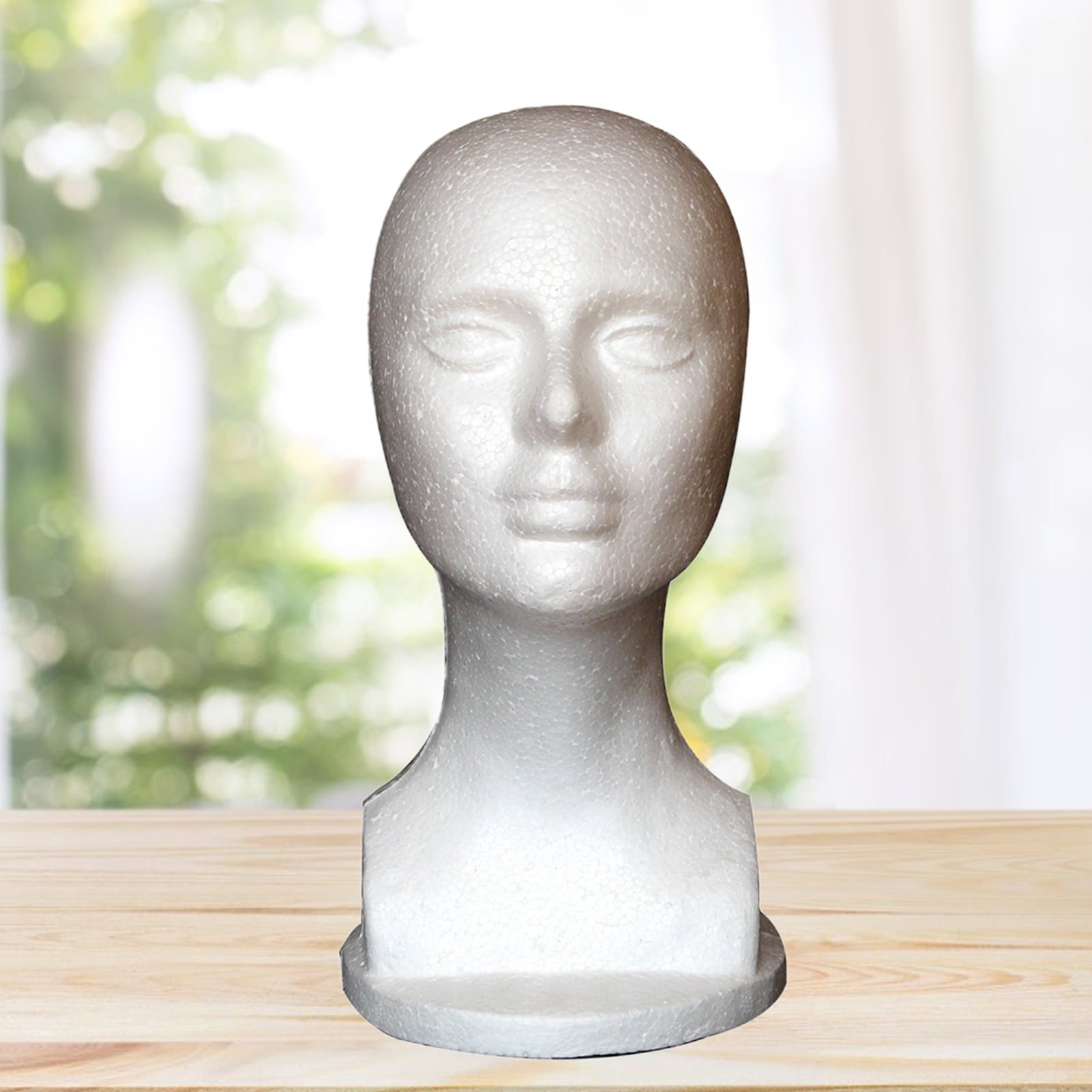 Sijiali Mannequin Head Non-slip Abstract Foam Manikin Head Model