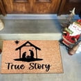 thumbnail image 5 of TIELUTT Christmas Doormat Front Door Decoration Christmas Decoration Extra Long Throw Blankets Rugs Big for Living Room Throw for Sofa Center Carpet for Living Room Bedroom Floor Rug, 5 of 5
