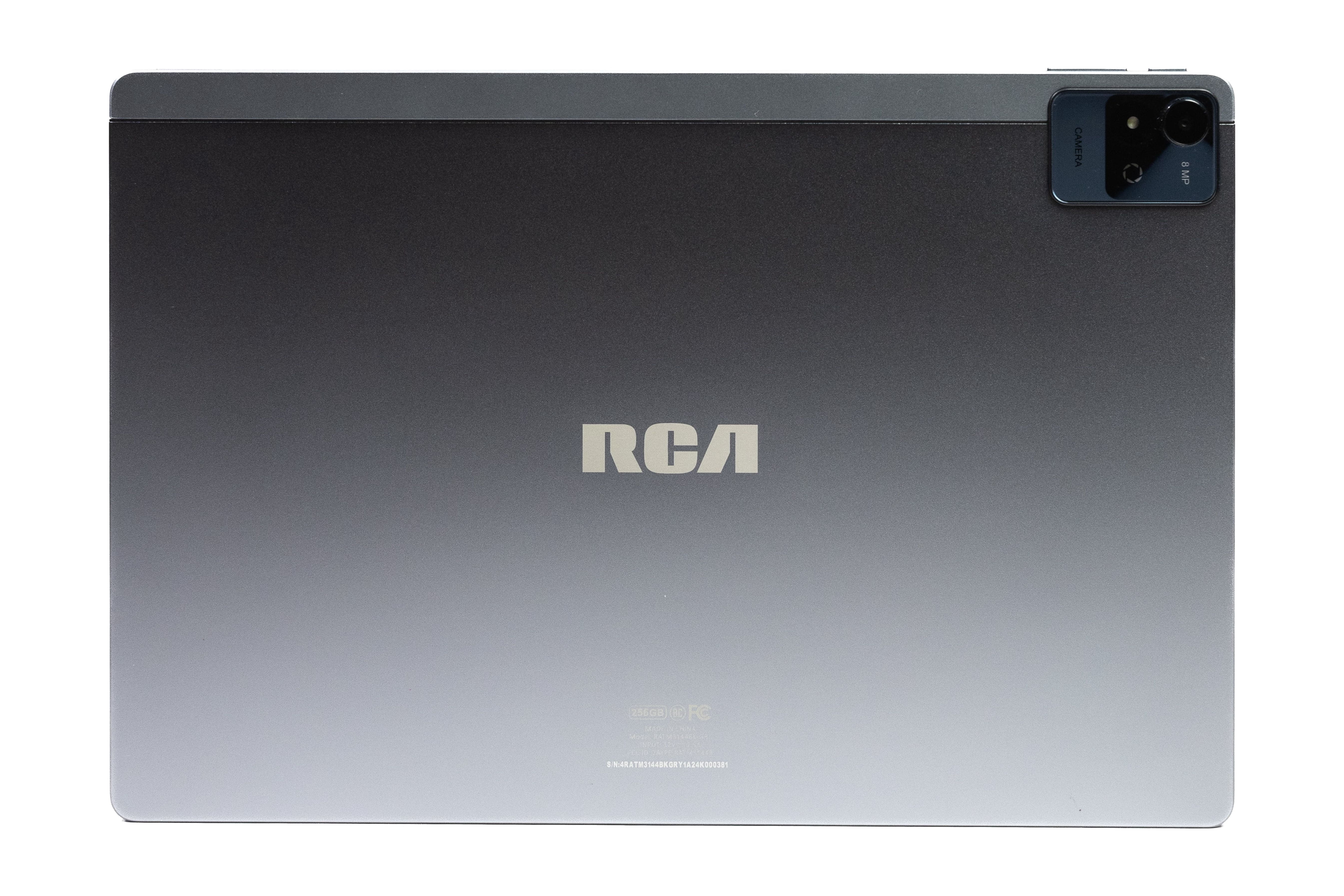 RCA 12” Tablet, 6GB Memory, 128GB Storage, Android 14, Folio Case Included , RC Gray