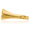 thumbnail image 5 of 14K Solid Yellow Gold Custom Engraved Signet Ring Handmade Personalized Monogram Initial Letter Band, 5 of 9