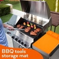 thumbnail image 2 of OUNONA 1Set Non Stick Reusable Silicone Mat for Griddle Spatula and Tool Organization Barbecue, 2 of 4