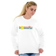 thumbnail image 4 of PACMAN Retro 80s Arcade Game Classic Unisex Plus Size Sweatshirt Brisco Brands 2X, 4 of 6