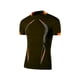 thumbnail image 2 of Camiseta deportiva informal Sunloudy para hombre, camisetas deportivas de manga corta con cuello redondo y patrón de rayas para gimnasio de primavera y verano, ropa para hombre Sunloudy moda, 2 of 4