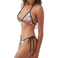 thumbnail image 2 of Balery Christmas Pijama Estampado Bikini de Dos Piezas para Mujer - Conjunto de Bikini Ajustable Sexy y Cómodo para Playa, 2 of 6